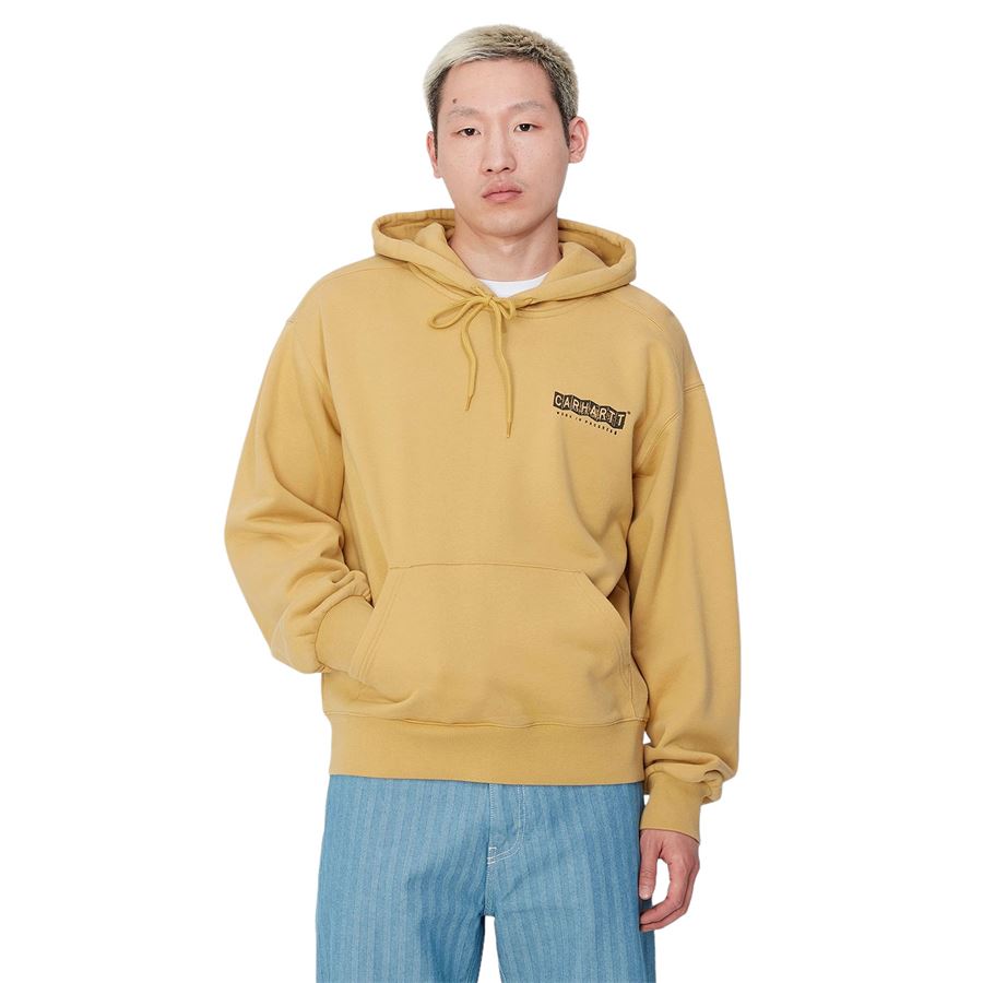Hooded Stamp Sweat felpa da uomo con cappuccio Carhartt WIP | I03362123F06